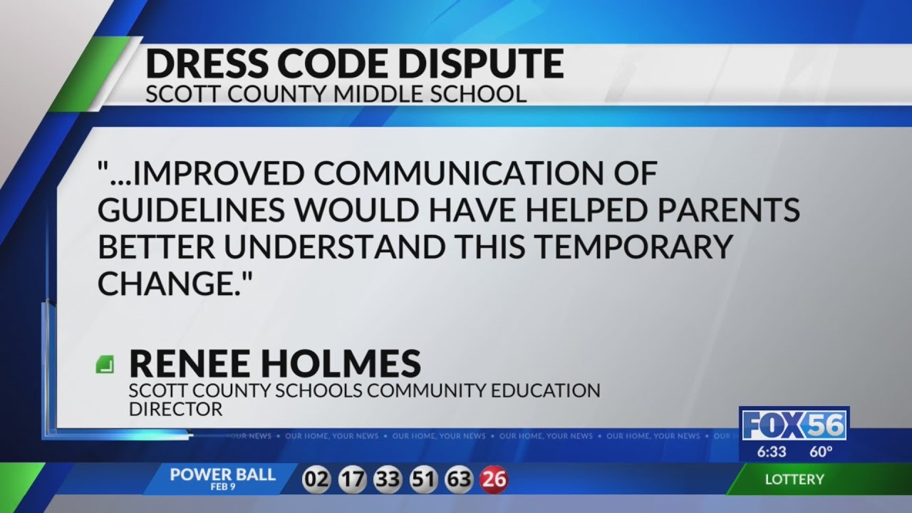 Scott County Middle School dress code policy causes controversy