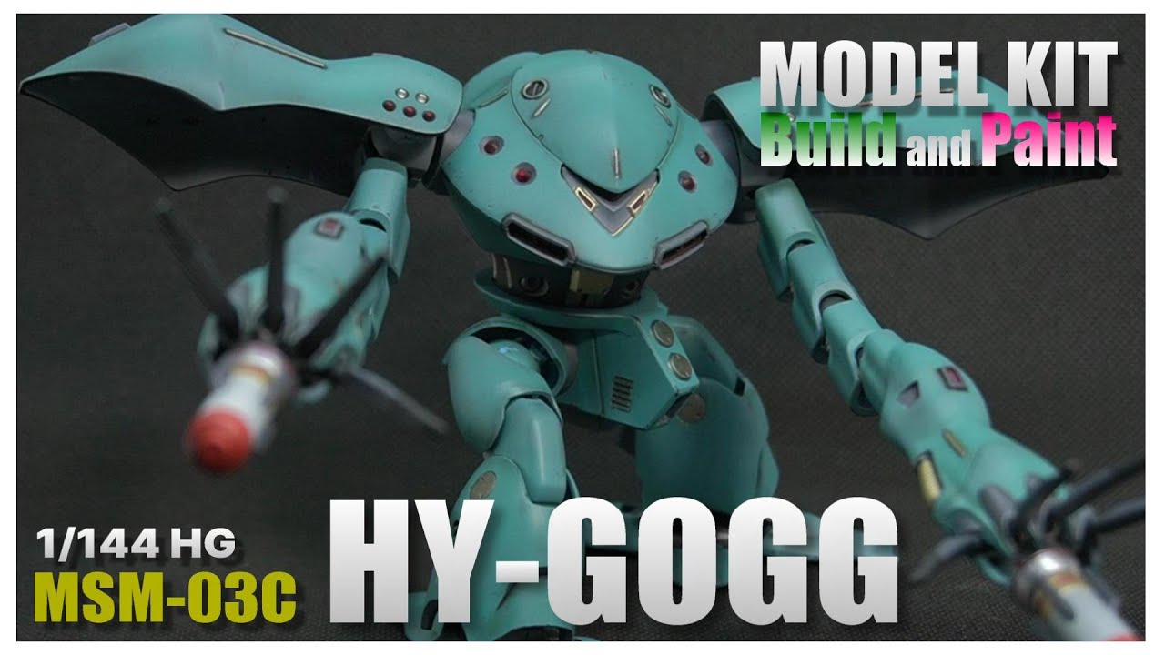 【BUILD and PAINT】HG 1/144 HY-GOGG making movie【Full build】