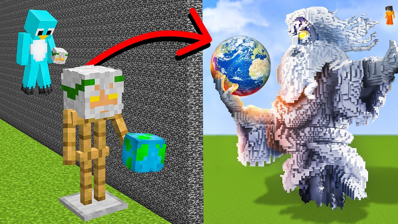 I Cheated with //GOD in Build Battle Minecraft