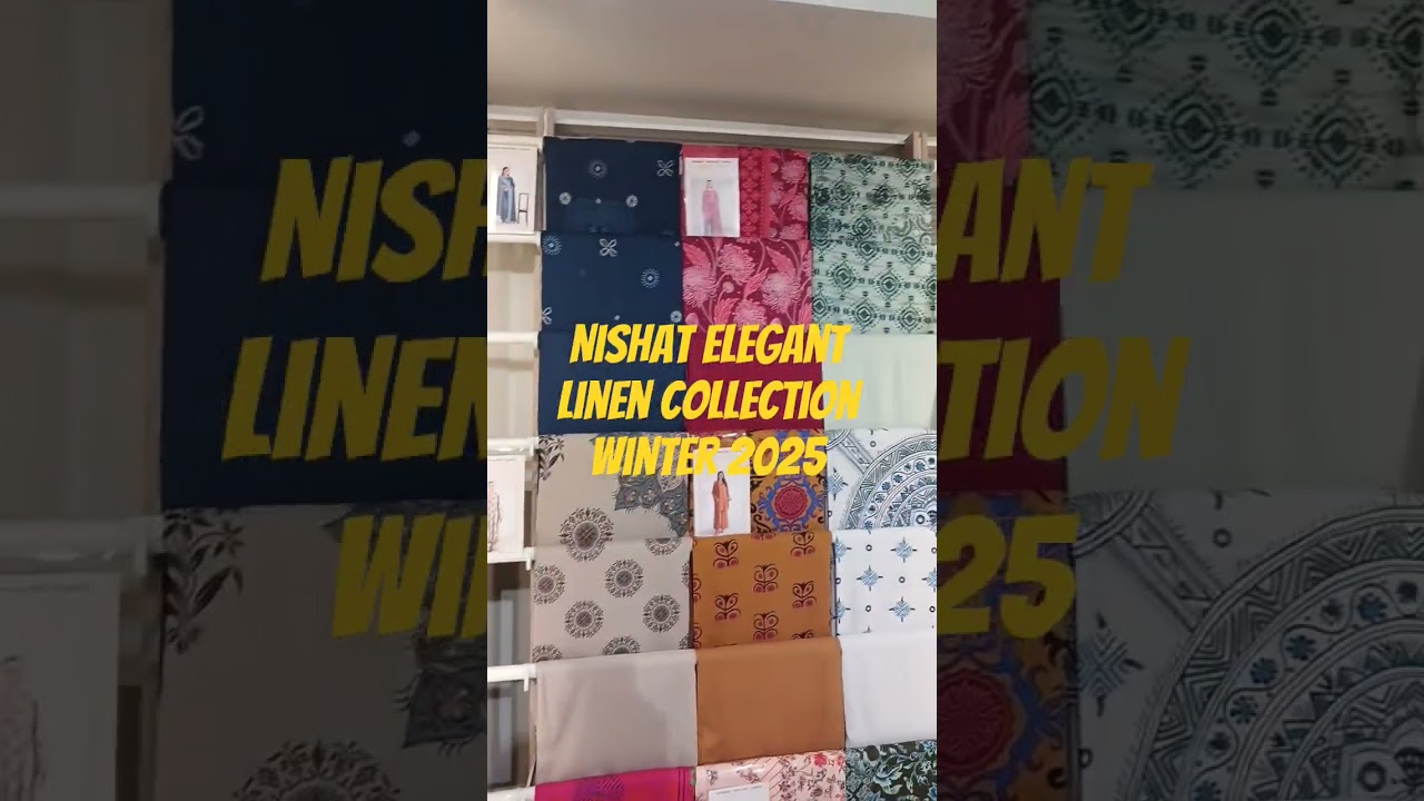 nishat winter linen collection 2025 #nishat #fashion #nishatlinen #wintercollection #nishatwinter