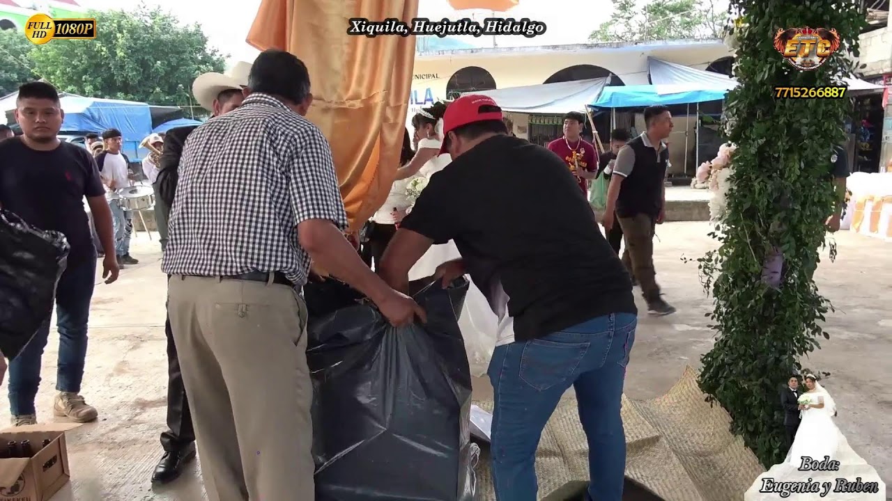 UNA LINDA BODA DE LA HUASTECA HIDALGUENSE EUGENIA Y RUBEN XIQUILA HUEJUTLA HGO