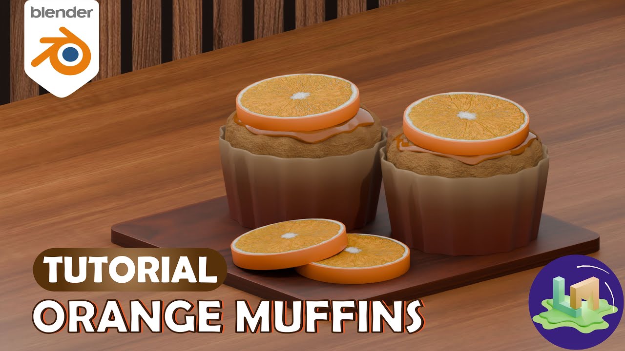 Blender Tutorial I Orange Muffins