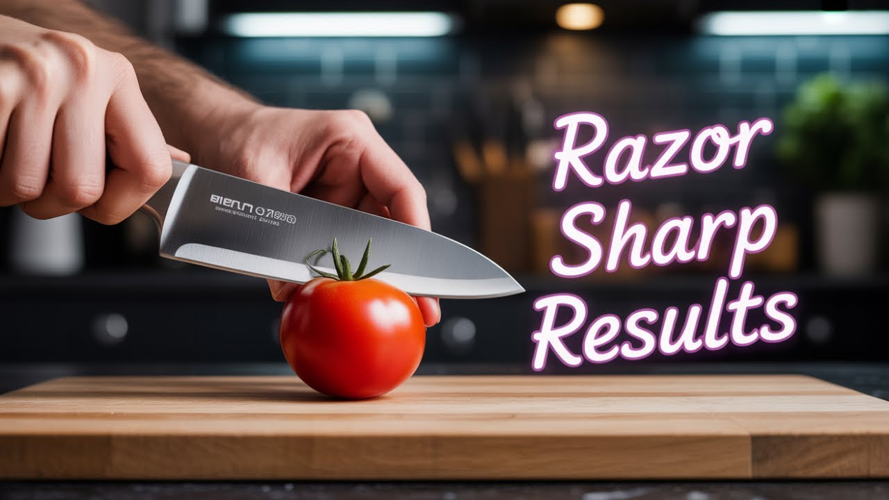 🔪Razor Sharp Knife in 3 Minutes | ধারালো ছুরি সহজ উপায়