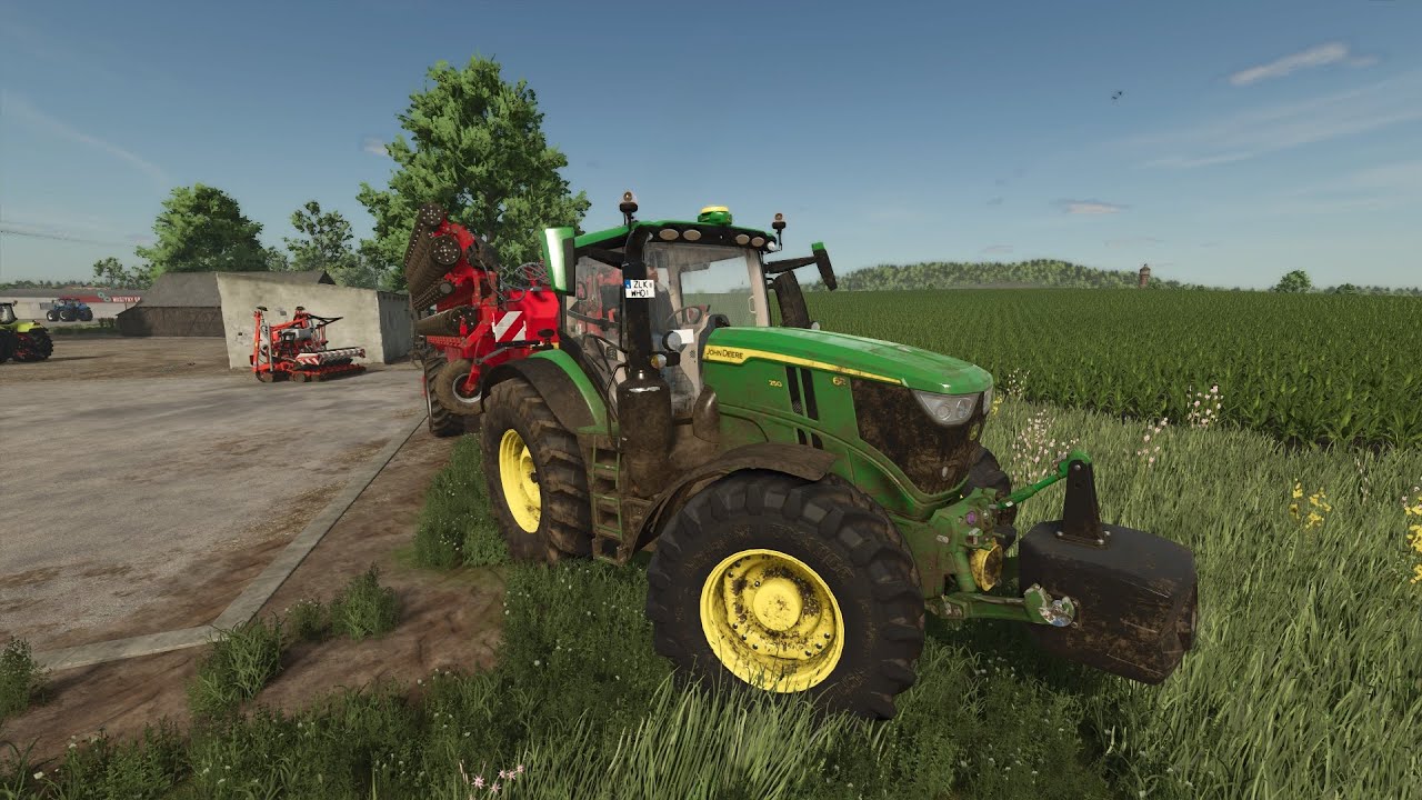 FS25 | John Deere 6R | Canola Plantation | PC Gaming