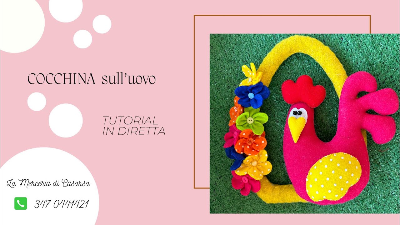COCCHINA sull'uovo - video tutorial