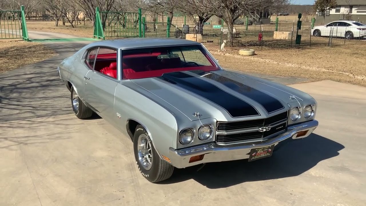 1970 Chevrolet Chevelle SS 454ci V8 (LS6) 4-Speed PS PB Vintage AC 70-6385C