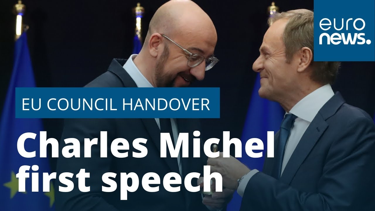 Charles Michel's first speech as EU Council president