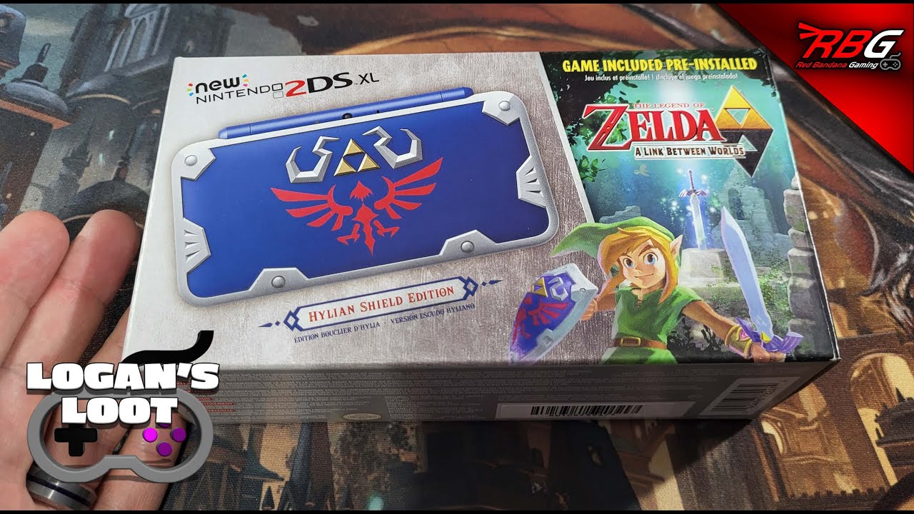 The Legend of Zelda New Nintendo 2DS XL Hylian Shield Edition