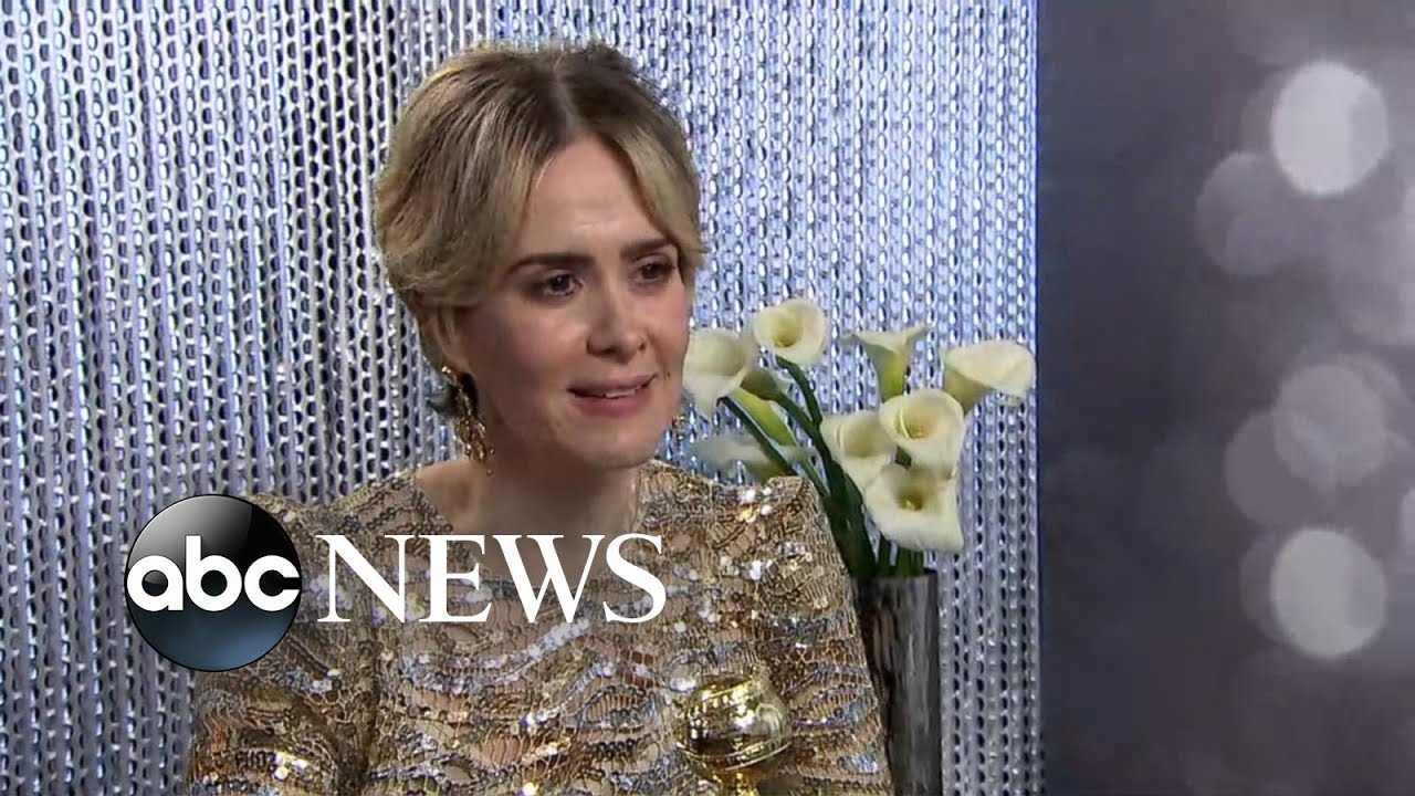 Sarah Paulson Interview on Golden Globes Win