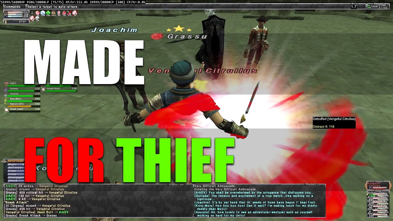 FFXI Ambuscade Vol Two August 2021 Very Difficult - Thief Solo with Trusts - Mandragora