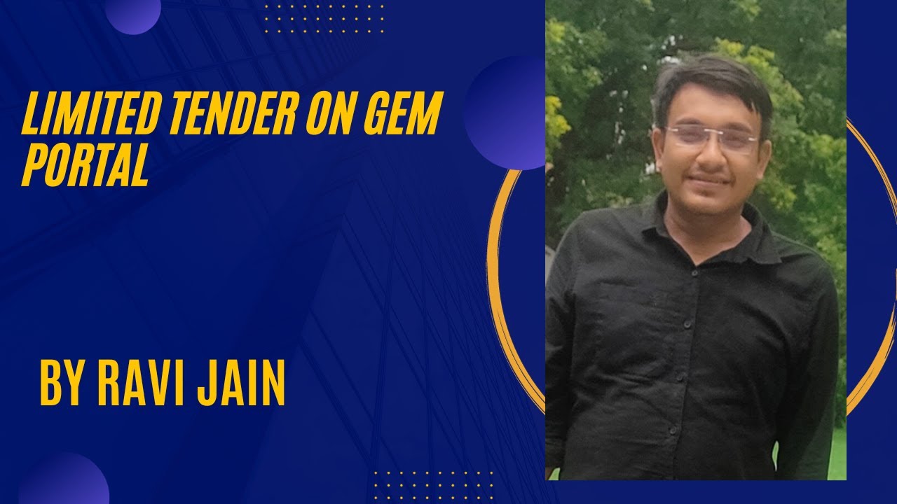 Limited Tender on GeM Portal  #gem #government #contractors #bidding