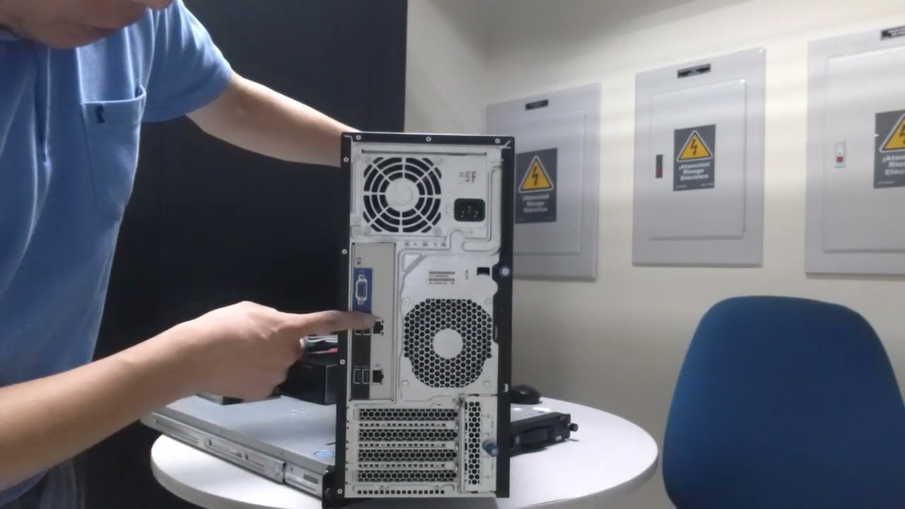 SERVIDOR HPE ML30 GEN9 // INSTALACION DE DISCOS
