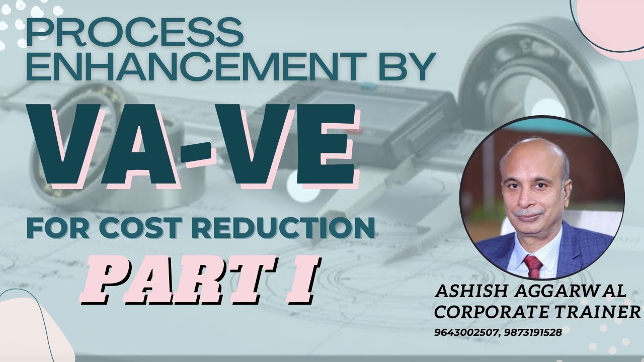 Process Enhancement by VA-VE for Cost Reduction| Part 1| Ashish Aggarwal Corporate Trainer