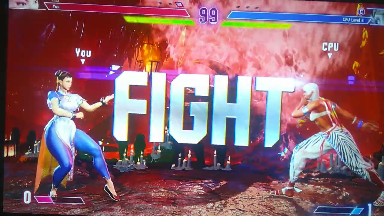 Street fighter 6 Chun LI vs Elena