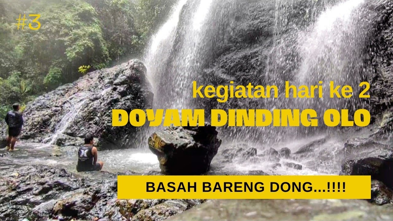 Menikmati air terjun DINDING OLO |#3| #alamkalimantan #airterjun