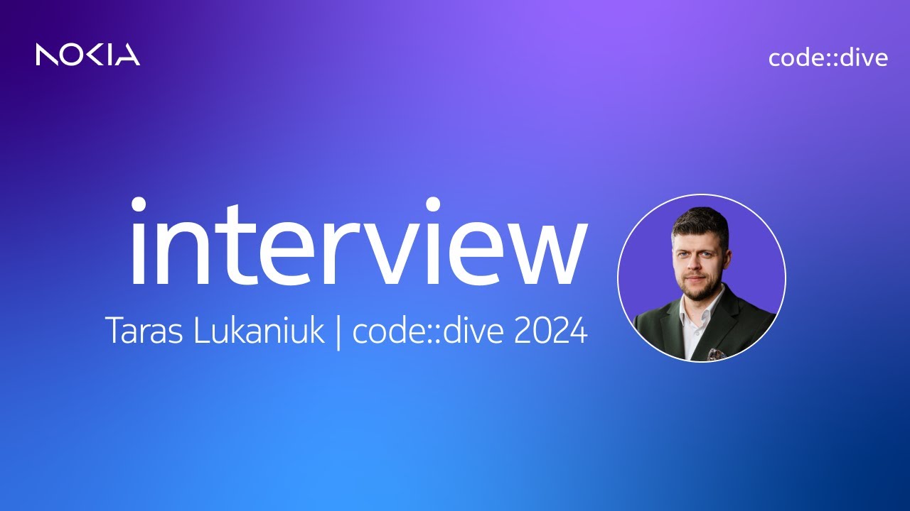 code::dive 2024 Interview - Taras Lukaniuk