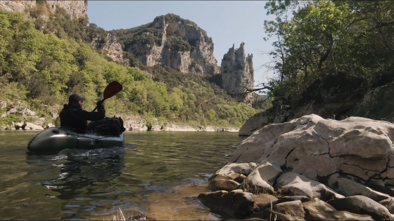 2 days, Packraft on the Ardeche river