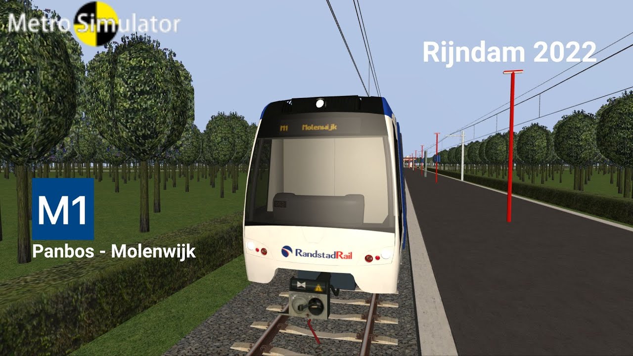 Metro Simulator Beta | Metro 1 : Panbos - Molenwijk | Rijndam 2022 | RSG3