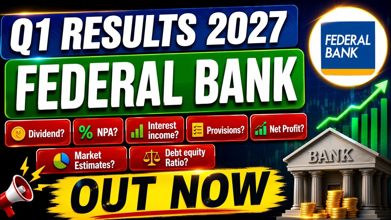 Federal Bank Q1 Results 2027 🔥 Profit Up? | Federal Bank Share News Today |  Federal Bank results