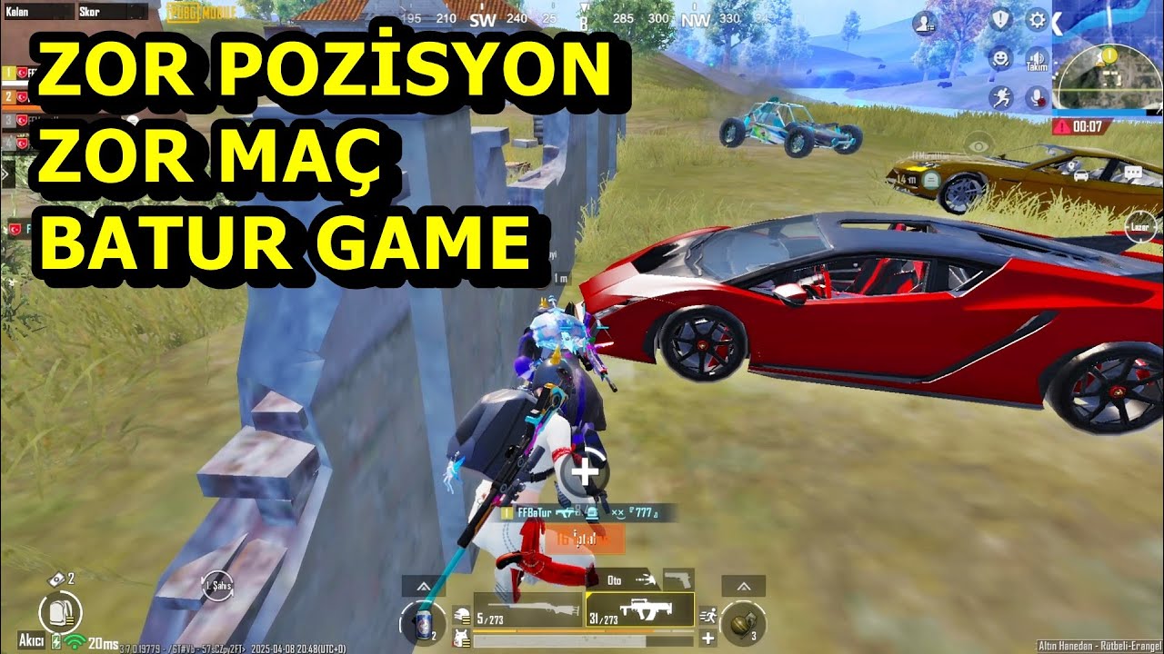 ZOR POZİSYON ZOR MAÇ ! BATUR GAME PUBG MOBİLE