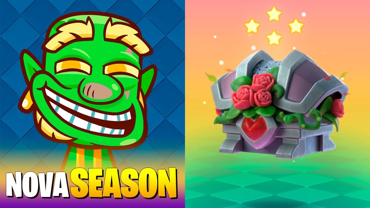 NOVO BAÚ e TUDO da NOVA TEMPORADA 80 do CLASH ROYALE