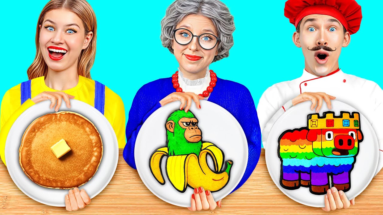 Кулинарный Челлендж: Я против Бабушки | Удивительные Кулинарные Рецепты от Friendly DO