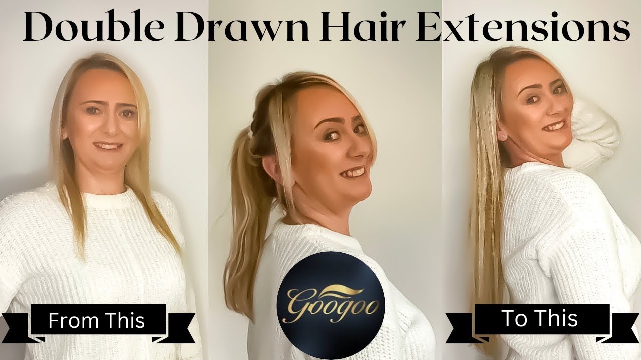 Light Blonde Highlights (16/22) Double Drawn Clip in Hair Extensions | Goo Goo Hair