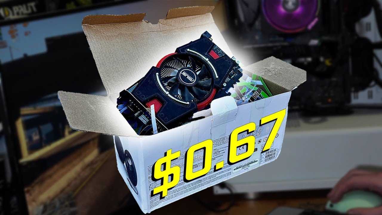GAMING on a $0.67 Graphics Card!