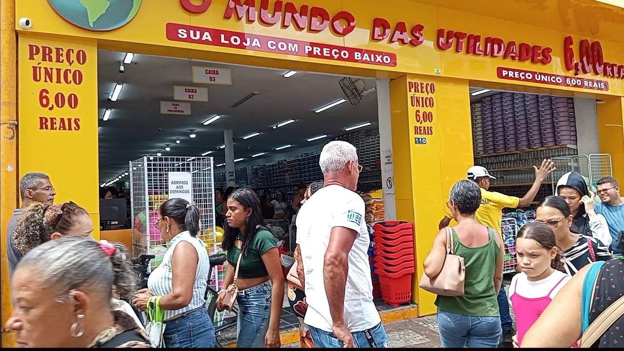 MULTIDÃO HOJE NA LOJA DE 6 REAIS,  A DONA DE CASA PIRA COM TANTA COISA BOA!!