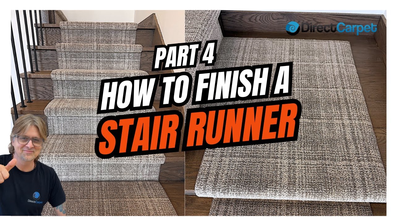 Secret Pro Tip |  Finishing Off Your Stair Runner Part 4