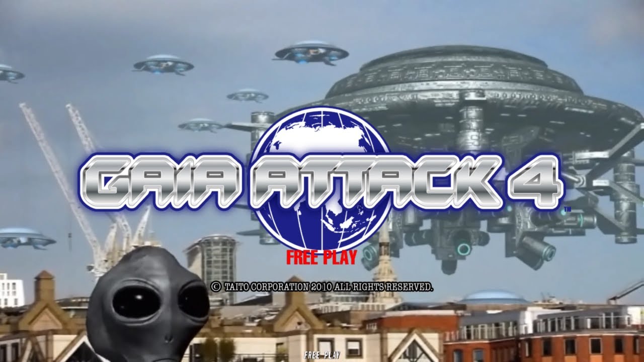 Gaia Attack 4 — полное прохождение (Teknoparrot)