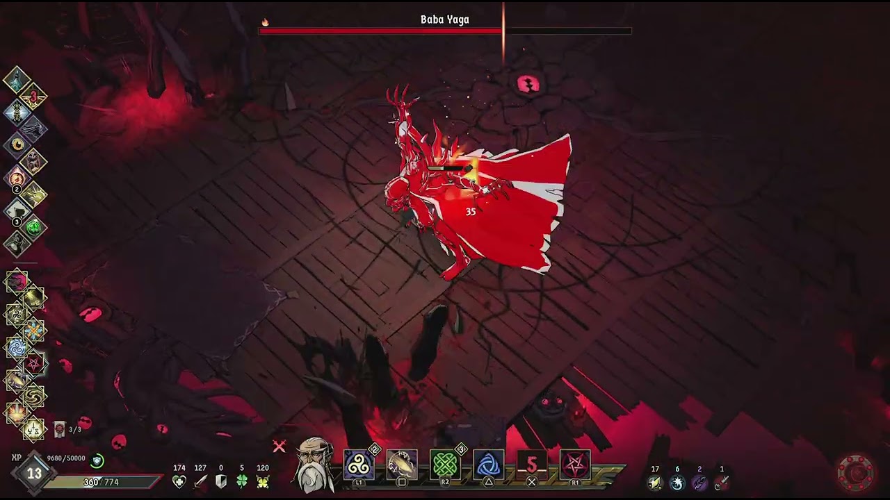 Ravenswatch | Merlin vs Baba yaga Solo