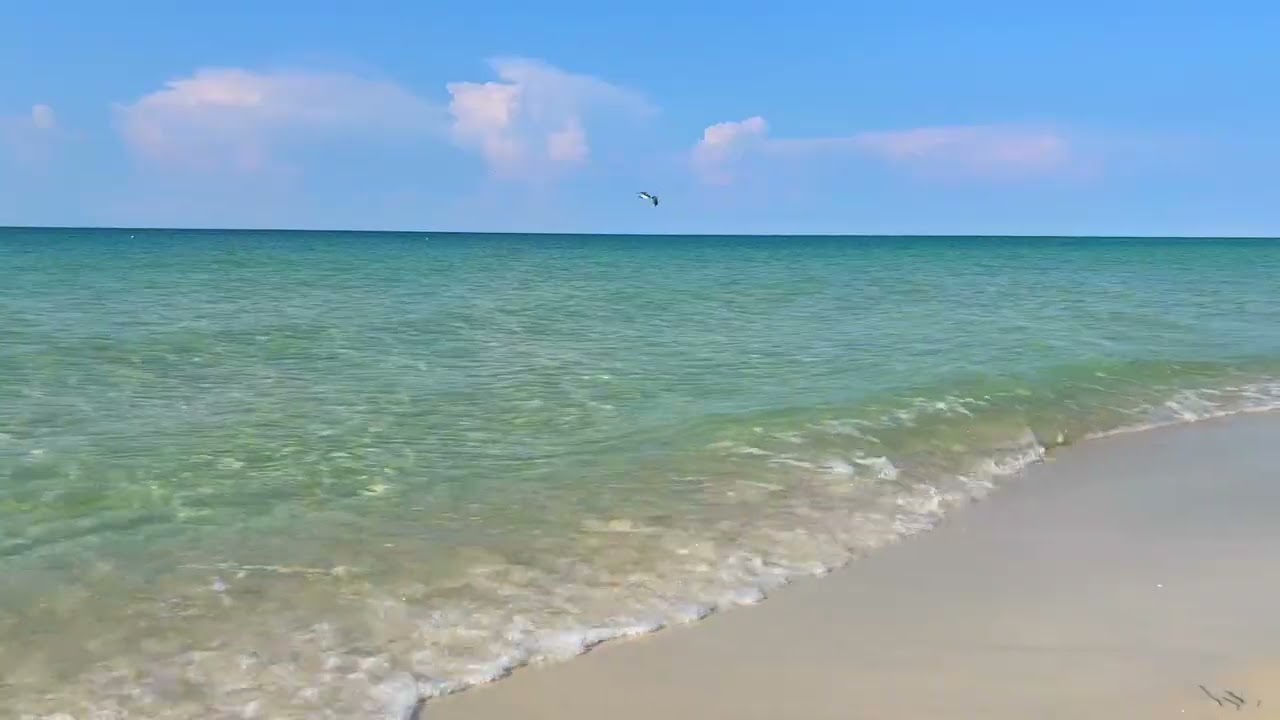 🌊 2 Hours of Waves – Fort Walton Beach, Okaloosa Island, Florida 🌴 Relax | Sleep | Study | Meditate