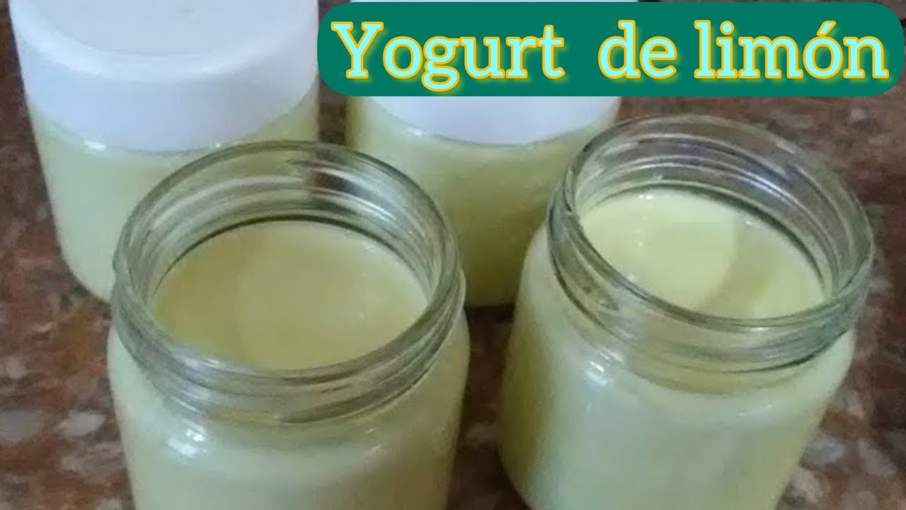 YOGURT de LIMÓN (Infusionado con Cáscara  de Limón y un toque de leche condensada) EN YOGURTERA