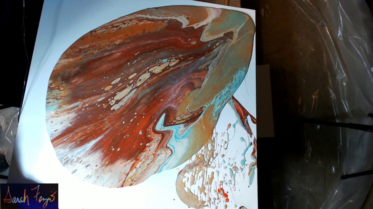 Pouring a Painting with Paint and Water = Lots of Cells!!!