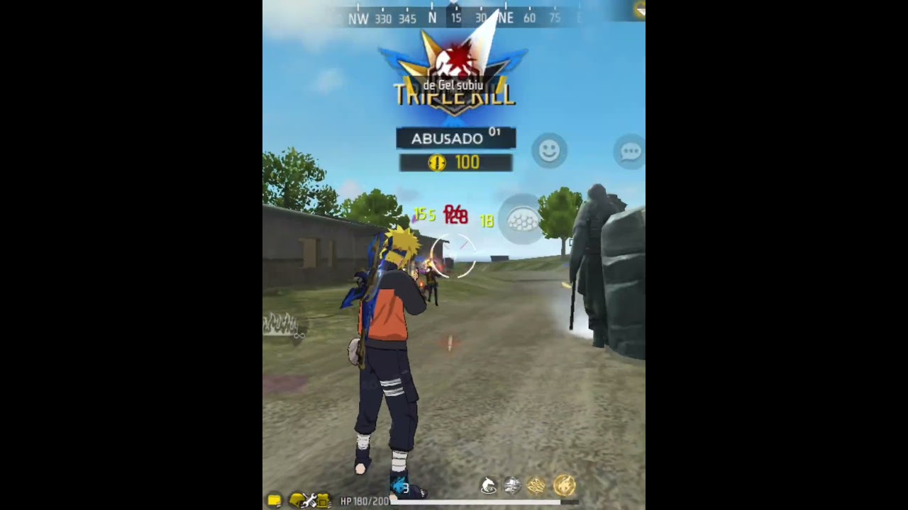 fire fire 🙅 #ff #gameplay #garenafreefire #freefire #naruto