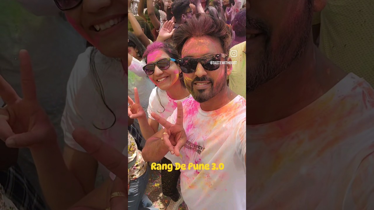❤️😍 Biggest Bollywood Holi celebration OfPune :Rang de Pune 3.0