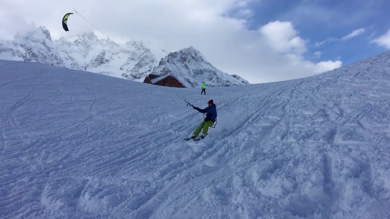 Week End Snowkite au Col du Lautaret en 2018   Blog www kitesurf lovers com