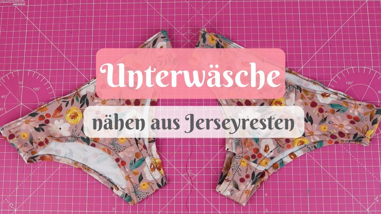 Wie Du einfach deine eigene Panty aus Jerseyresten nähen kannst - Ohne Schnittmuster für Anfänger