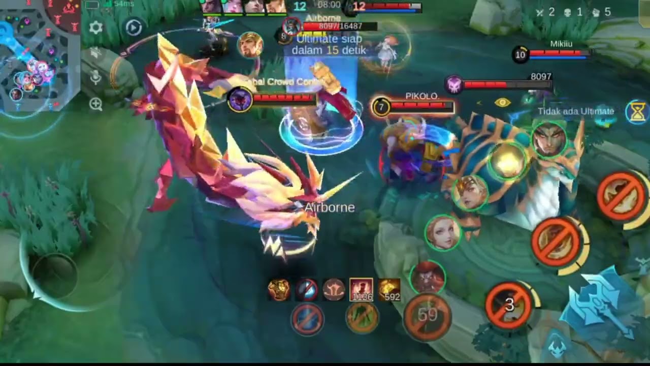 Tigreal gameplay #mlbb #mlbbcreatorcamp #tigreal #roamers 