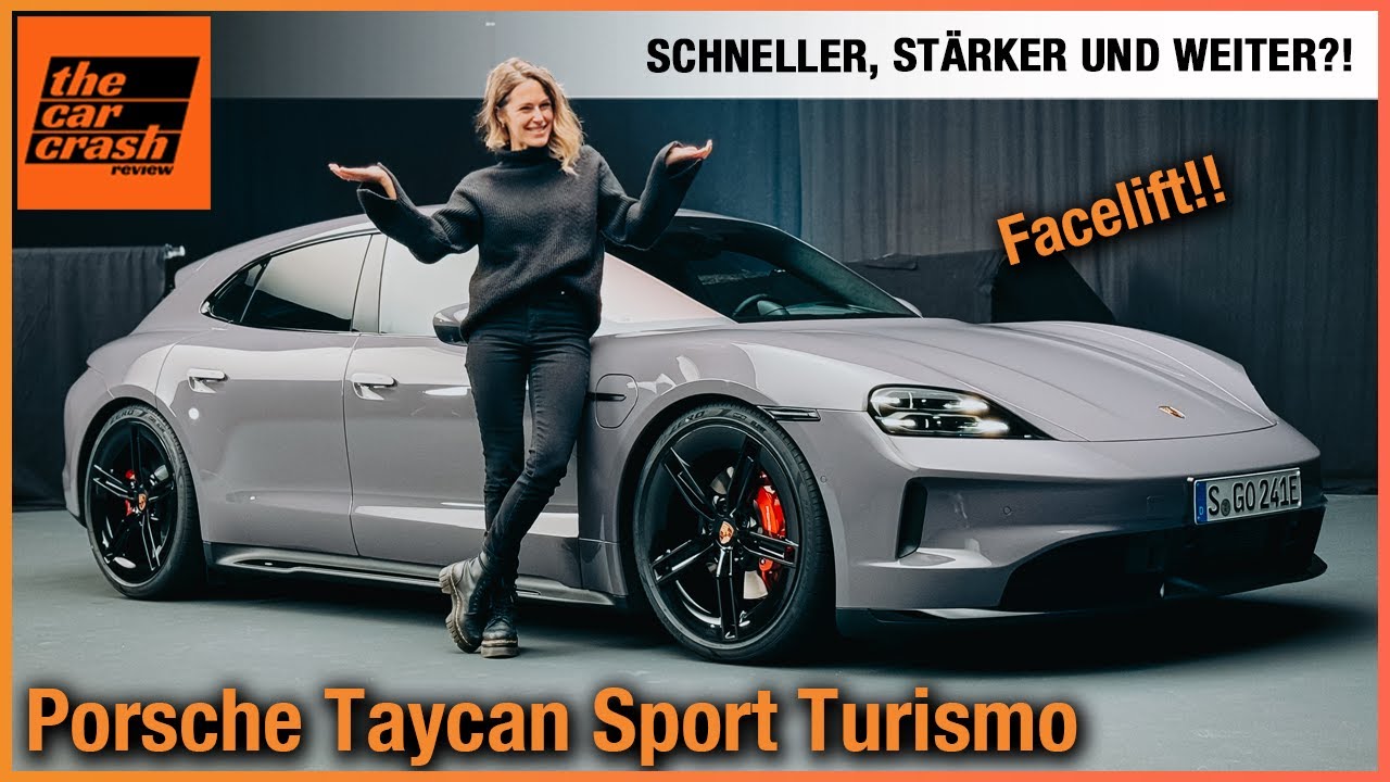 Porsche Taycan Sport Turismo (2024) Schneller, Stärker und weiter?! Fahrbericht | Review | Facelift