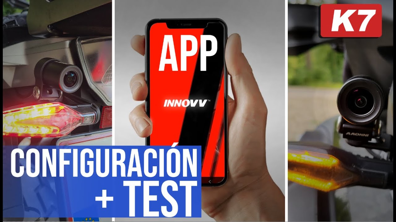Así graba el INNOVV K7 📹 + Configuración paso a paso de la app