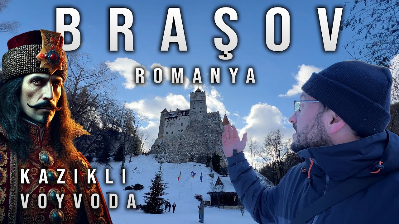 Braşov'da Dracula ve Peleş Kalelerine Gittim | Romanya | Vlog