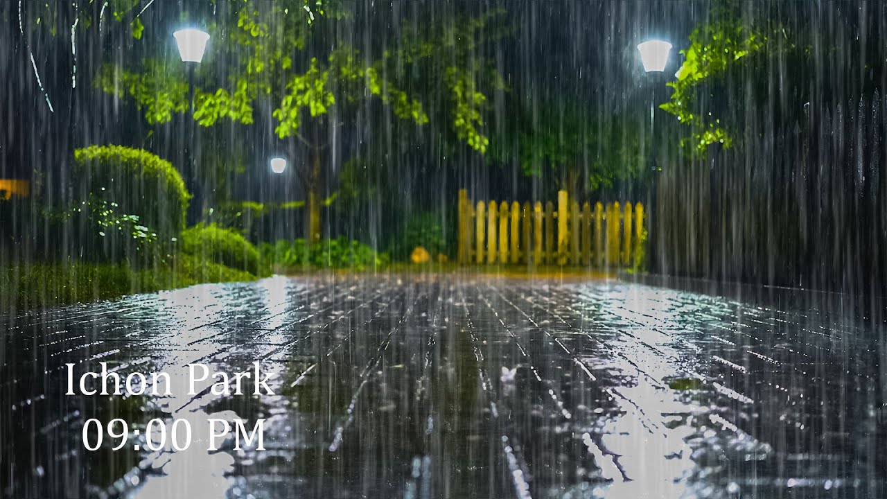 Drift into Sleep Fast with Soft Rain on Night Road | ASMR Rain to Reduce Stress