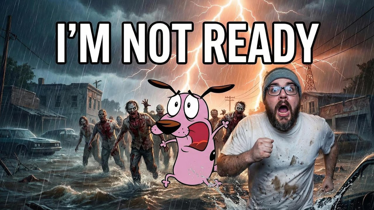 Left 4 Dead 2 - Hard Rain w/ Mods - Attack Of The SHAGGY Feat. Courage The Cowardly Dog 