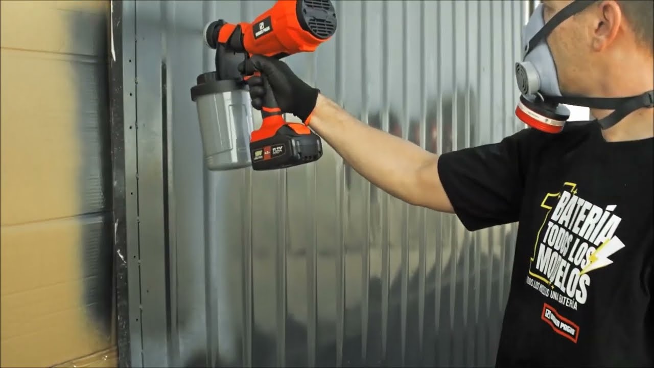 Dowen Pagio&reg; Equipo de pintar a bater&iacute;a con compresor incorporado Dowen Pagio MOTORES Y REPUESTOS SA