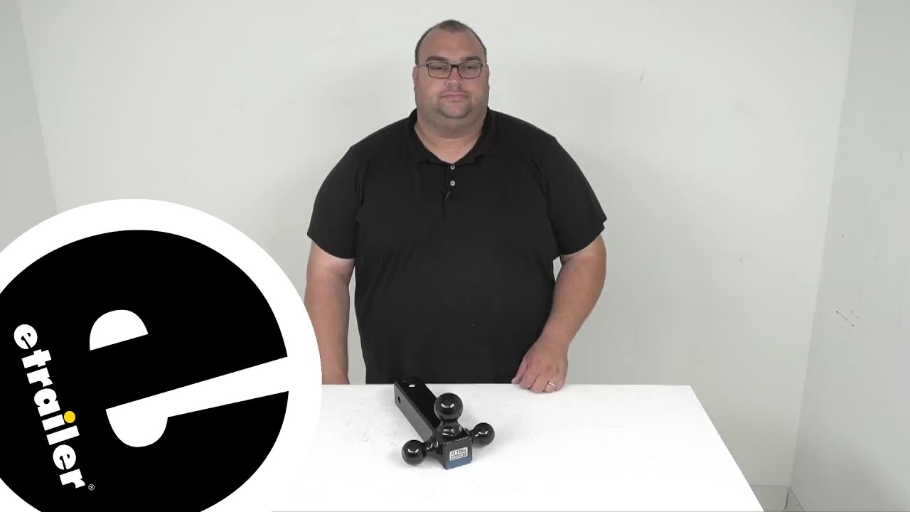 etrailer | Review of TowSmart Trailer Hitch Ball Mount - Fixed Ball Mount Tri-ball - TS82FR