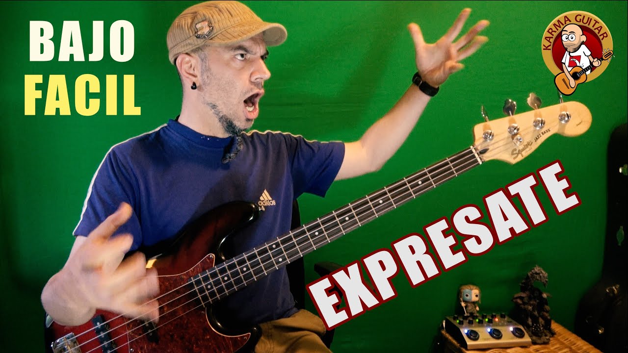 Como tocar el BAJO con EXPRESIÓN | Tutorial MUY FÁCIL