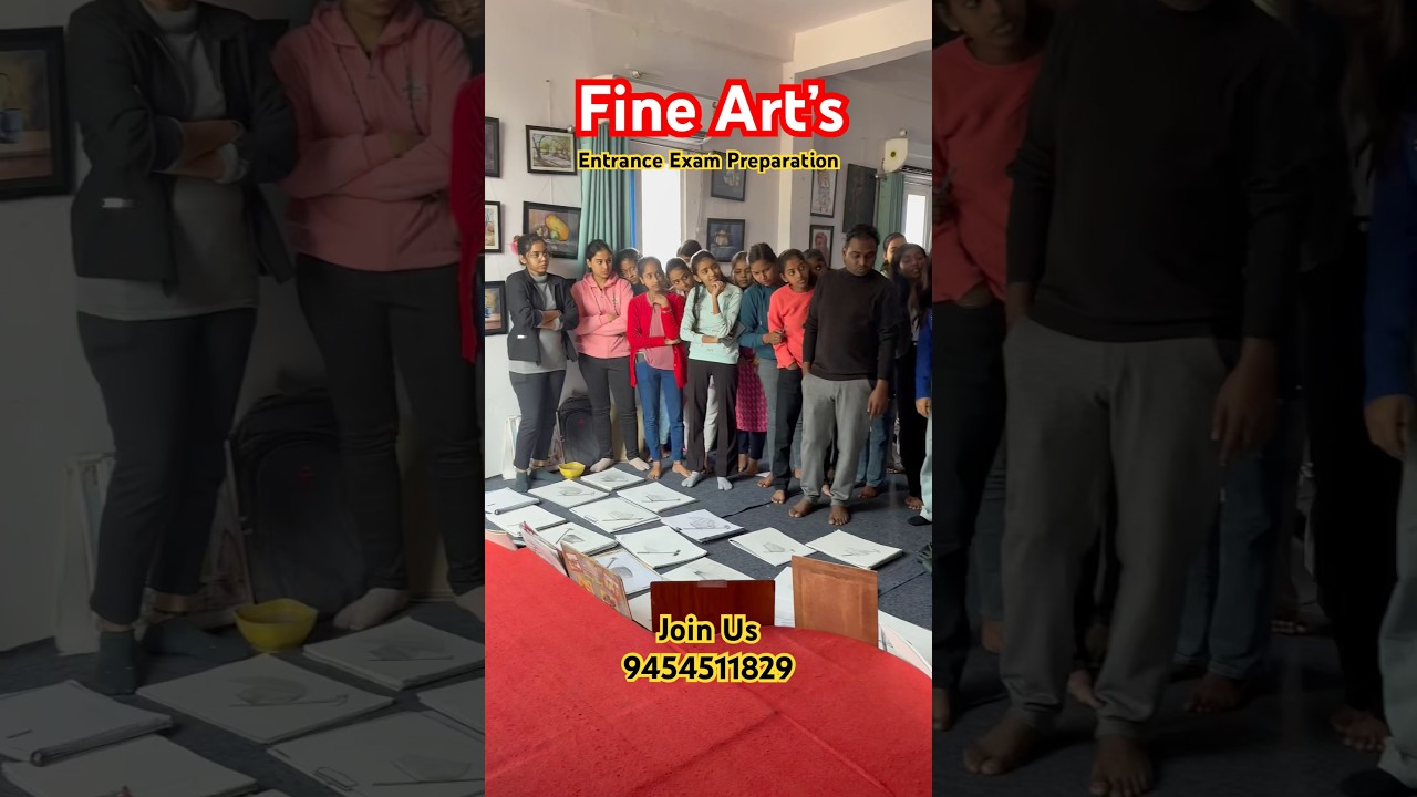 Fine Art&rsquo;s /BFA  Entrance Exam Preparation 2025 #fineartstudy #bfa #arts #drawingclass #painting