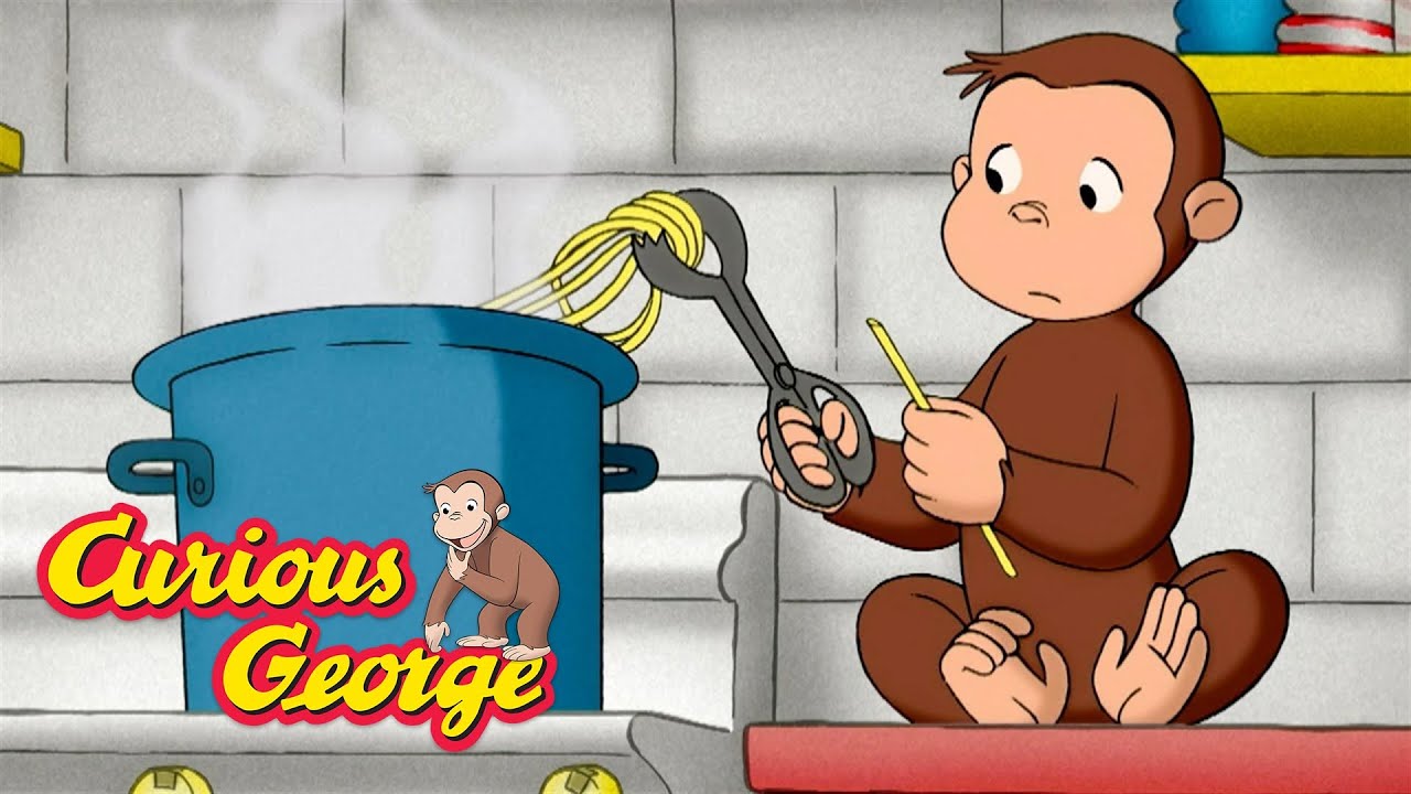 George Learns About Pasta! 🐵 Curious George 🐵 Kids Cartoon 🐵 Kids Movies